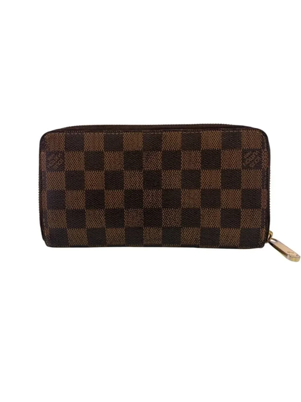 Louis Vuitton Round Zip Wallet Damier